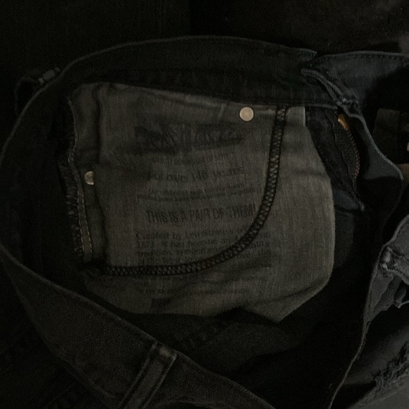 Men’s ripped Jeans | Black ripped Jeans | Men’s Jeans | Levi’s | Men’s Levi’s - Picture 9 of 10